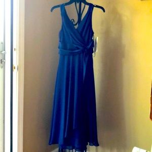 Formal dress, Evan Picone. Sapphire blue 8 Petite